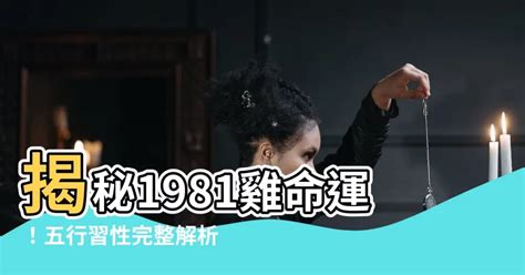 男士修臉 1981 雞 五行